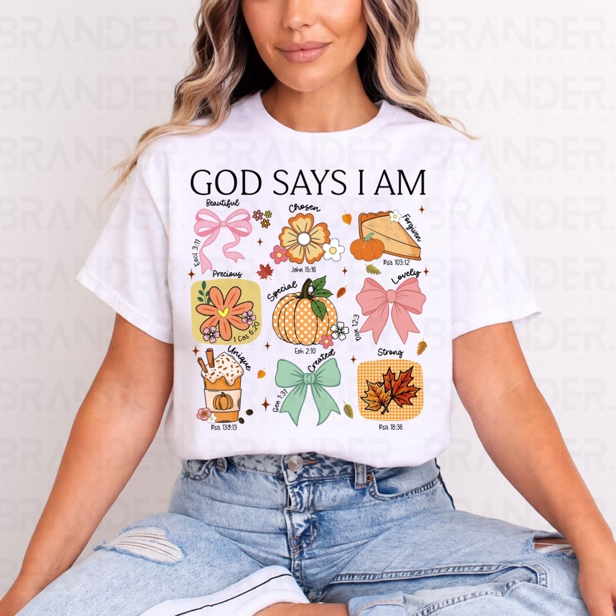 COQUETTE GOD SAYS I AM - DTF TRANSFER
