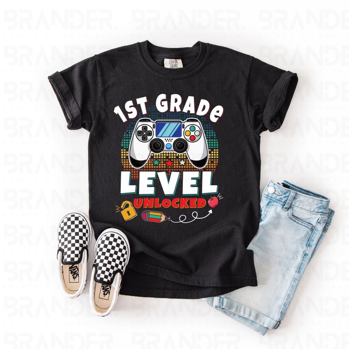 1ST GRADE LEVEL UNLOCKED - DTF TRANSFER