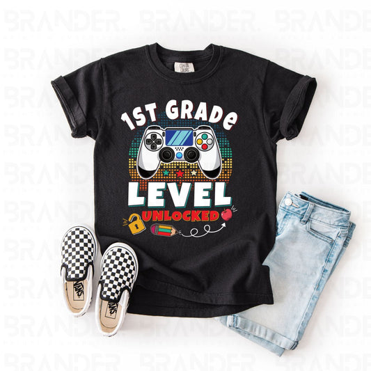 1ST GRADE LEVEL UNLOCKED - DTF TRANSFER