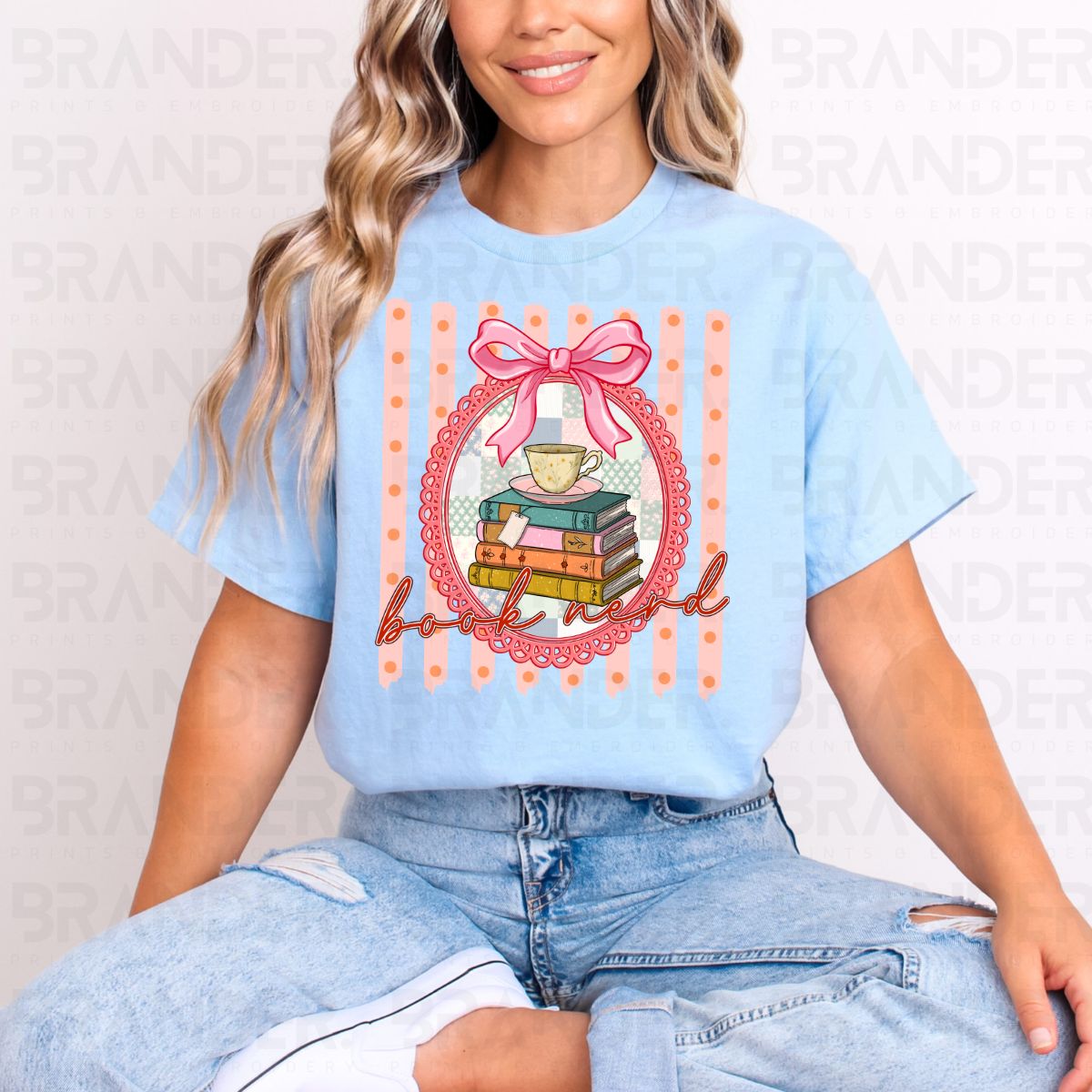 COQUETTE BOOK NERD - COMPLETED TEE