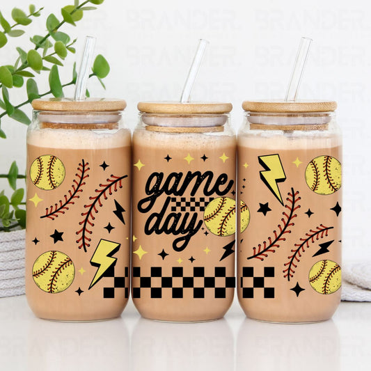 GAME DAY *SOFTBALL* - 16 OZ - UV DTF