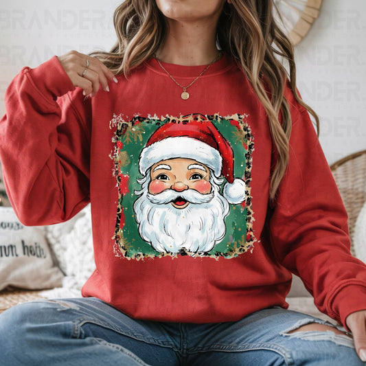 BRUSHSTROKE SANTA - COMPLETED TEE