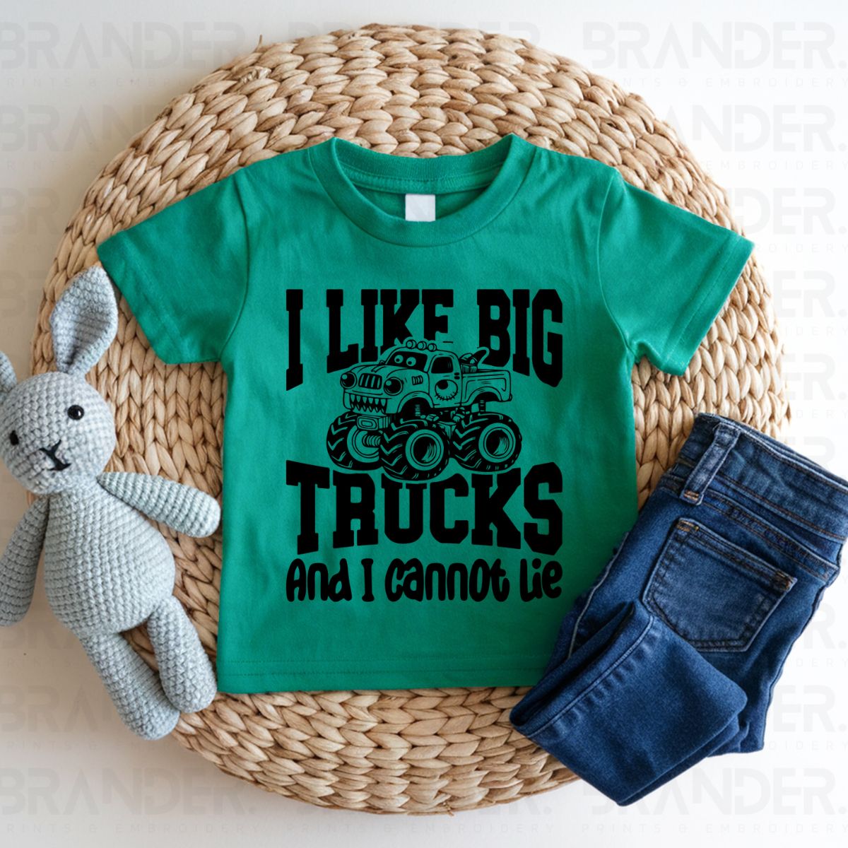 I LIKE BIG TRUCKS AND I CANNOT LIE - DTF TRANSFER