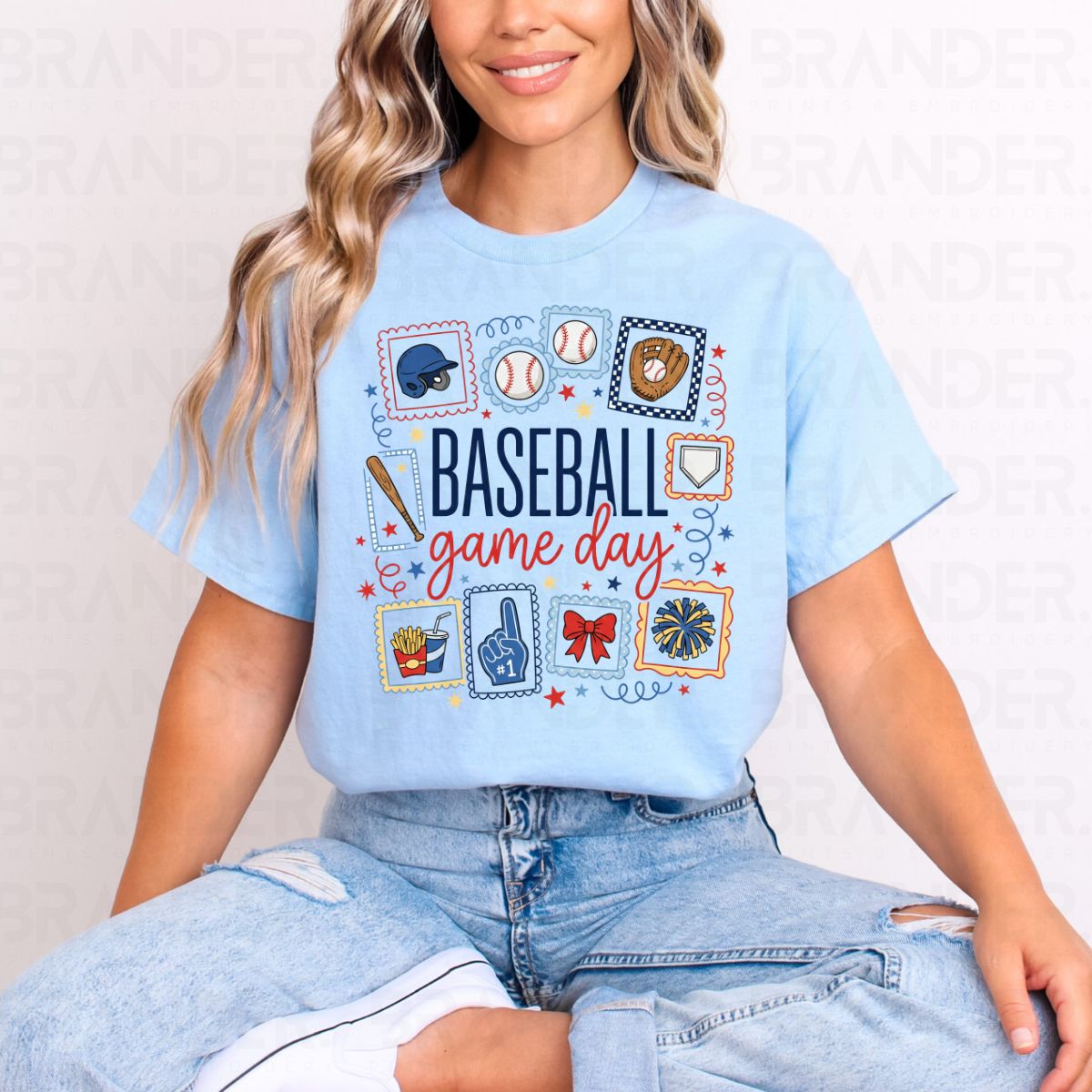 COQUETTE BASEBALL GAME DAY - COMPLETED TEE