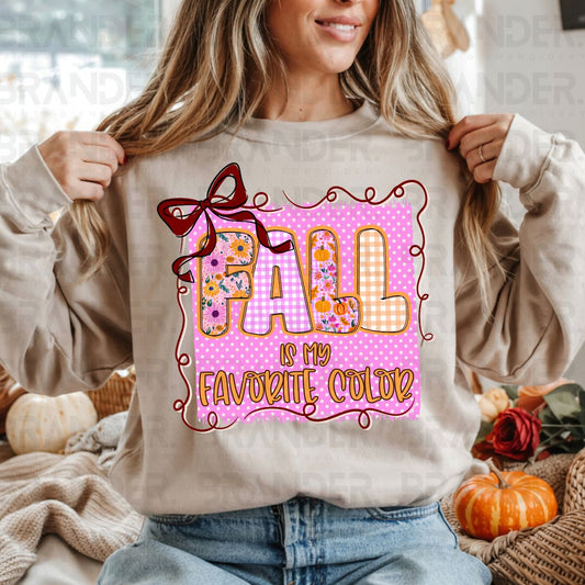 COQUETTE FALL IS MY FAVORITE COLOR - COMPLETED TEE