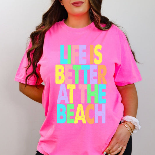 LIFE IS BETTER AT THE BEACH - DTF TRANSFER