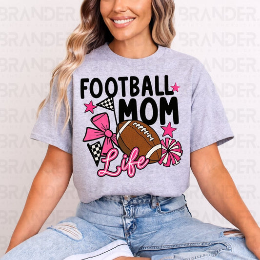 COQUETTE FOOTBALL MOM LIFE - DTF TRANSFER