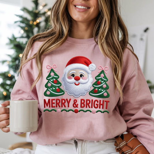 COQUETTE MERRY & BRIGHT *FAUX YARN* - DTF TRANSFER