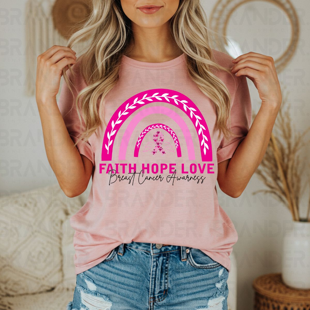FAITH HOPE LOVE - DTF TRANSFER