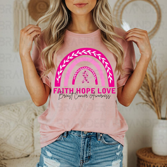 FAITH HOPE LOVE - DTF TRANSFER
