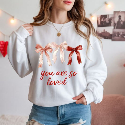 COQUETTE YOU ARE SO LOVED - DTF TRANSFER
