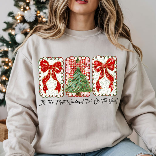 COQUETTE ITS THE MOST WONDERFUL TIME OF THE YEAR *BLACK TEXT* - DTF TRANSFER