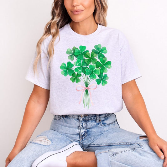 COQUETTE CLOVER BOUQUET - DTF TRANSFER