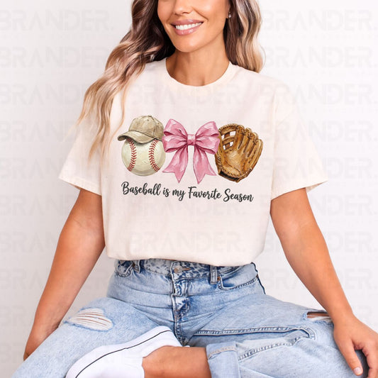 COQUETTE BASEBALL IS MY FAVORITE SEASON - DTF TRANSFER