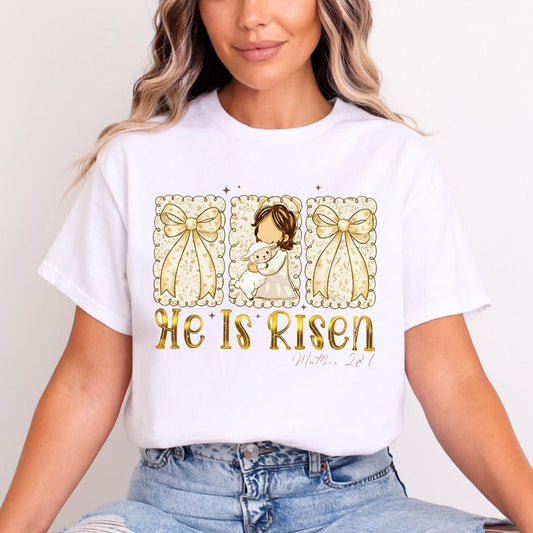 COQUETTE HE IS RISEN - DTF TRANSFER