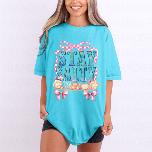 COQUETTE STAY SALTY - DTF TRANSFER