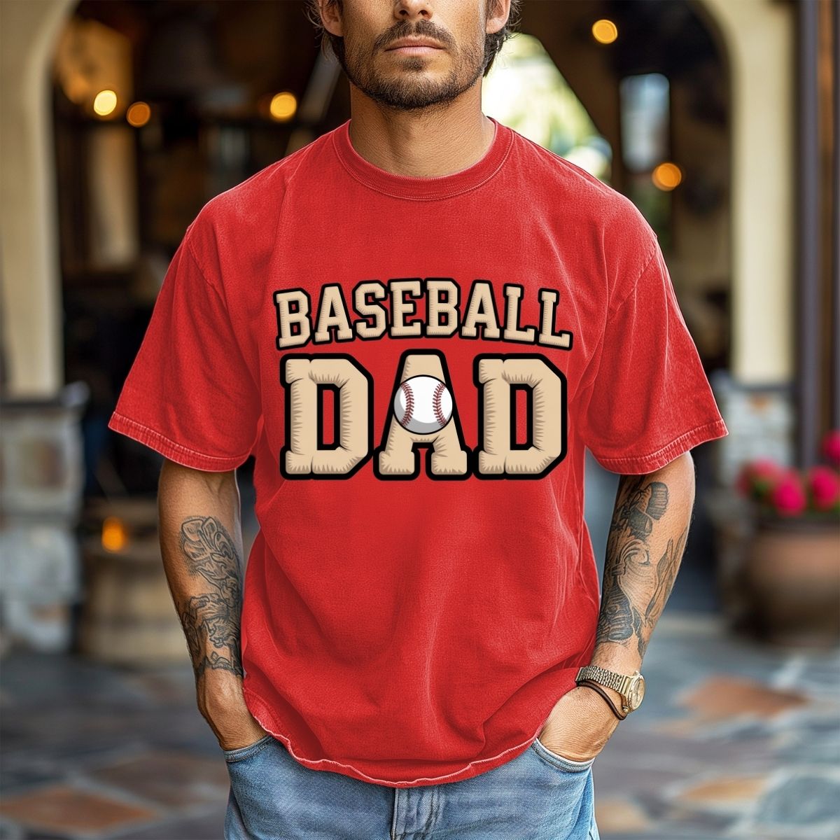 BASEBALL DAD - DTF TRANSFER
