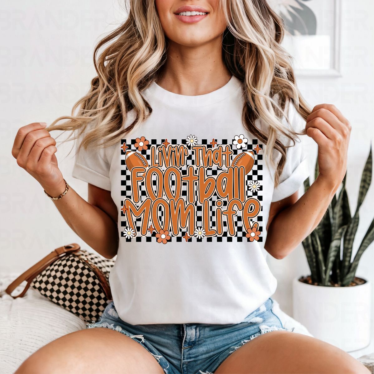 LIVIN' THAT FOOTBALL MOM LIFE - COMPLETED TEE