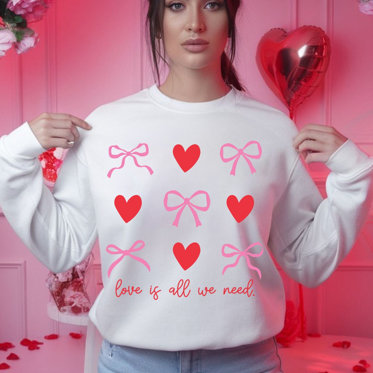 COQUETTE LOVE IS ALL WE NEED - DTF TRANSFER