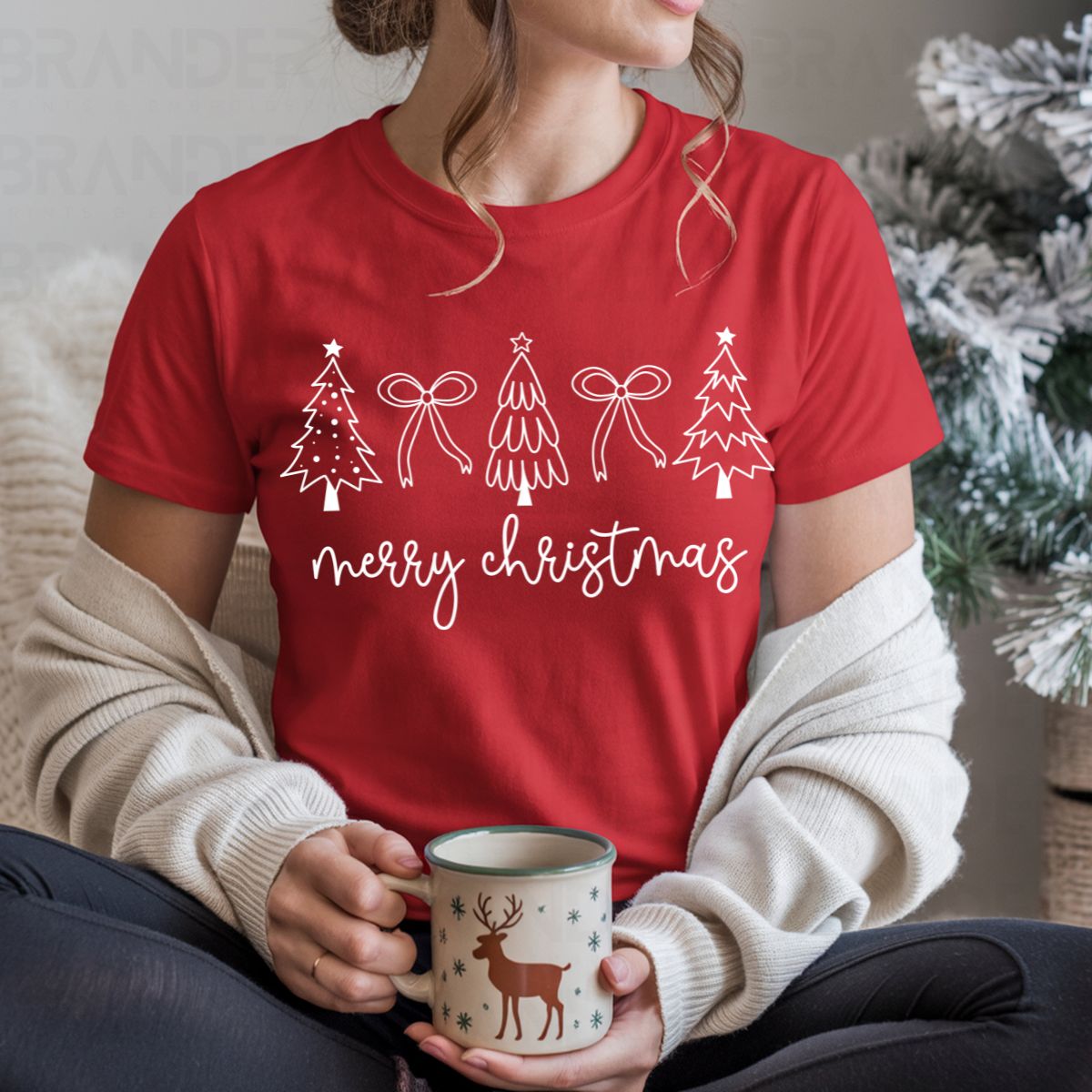 COQUETTE MERRY CHRISTMAS - DTF TRANSFER