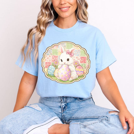 COQUETTE EASTER BUNNY FRAME - DTF TRANSFER
