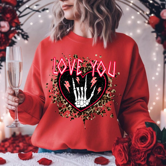 LOVE YOU - DTF TRANSFER