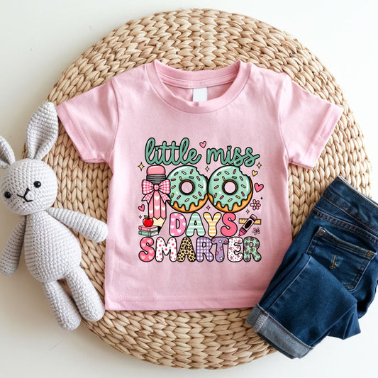 COQUETTE LITTLE MISS 100 DAYS SMARTER - DTF TRANSFER