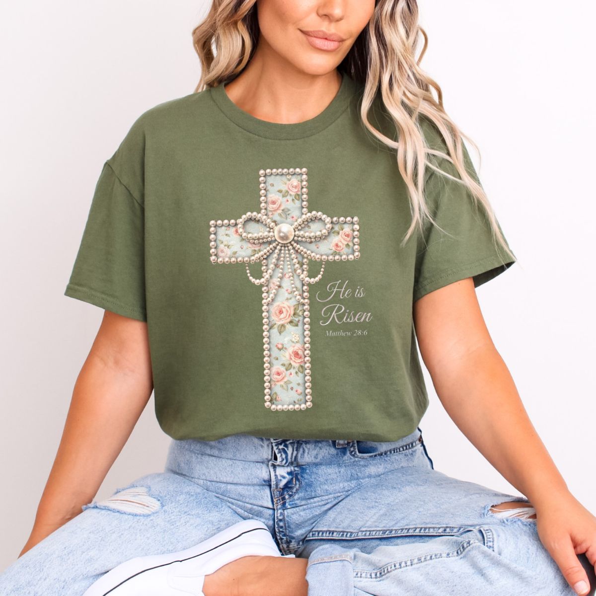 COQUETTE HE IS RISEN - DTF TRANSFER