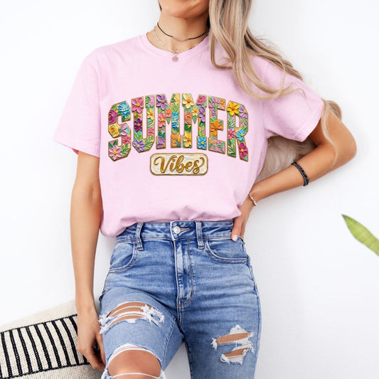 PAINTED SUMMER VIBES - DTF TRANSFER