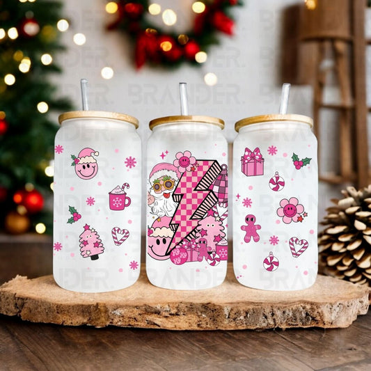 RETRO CHRISTMAS - 16 OZ - UVDTF