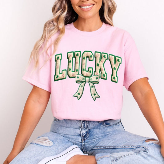 COQUETTE LUCKY *FAUX YARN* - DTF TRANSFER