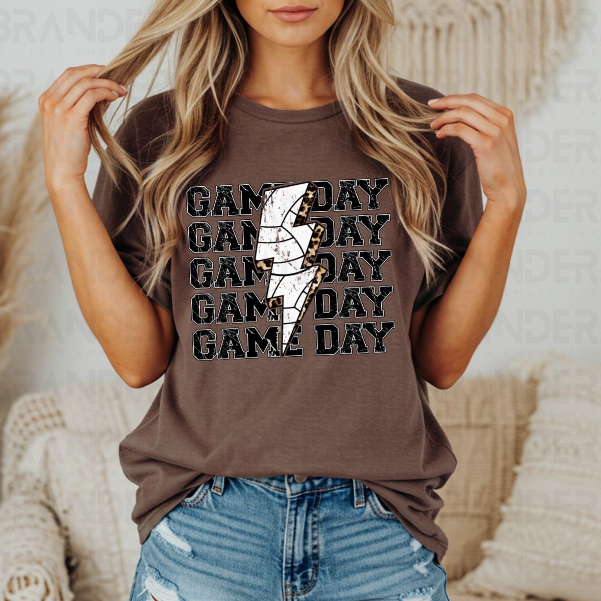 VOLLEYBALL GAME DAY - DTF TRANSFER