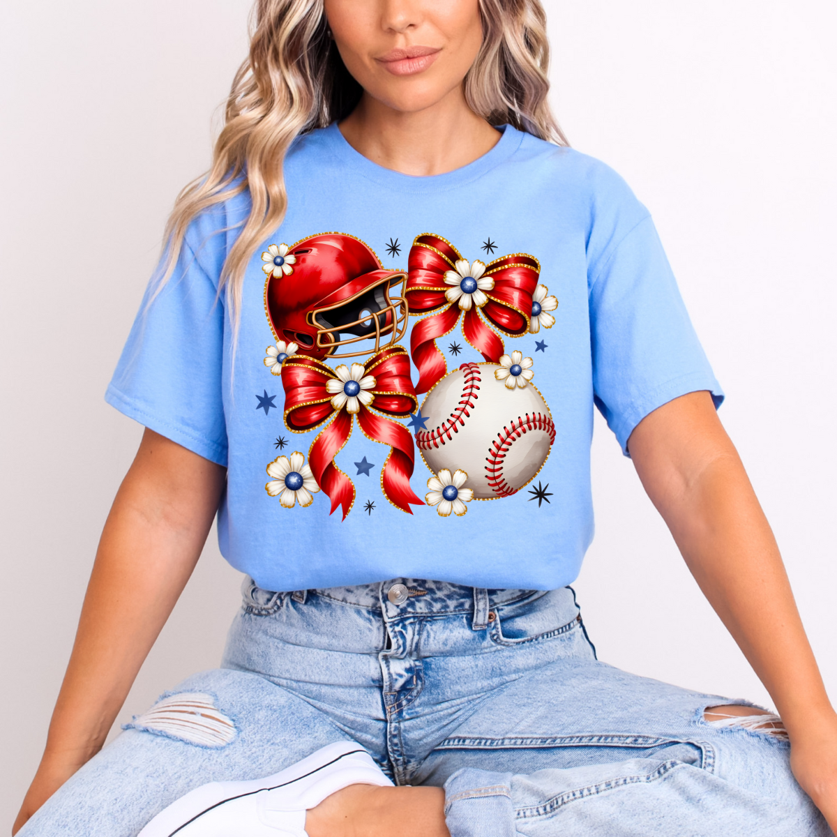 COQUETTE BASEBALL DOODLE - DTF TRANSFER