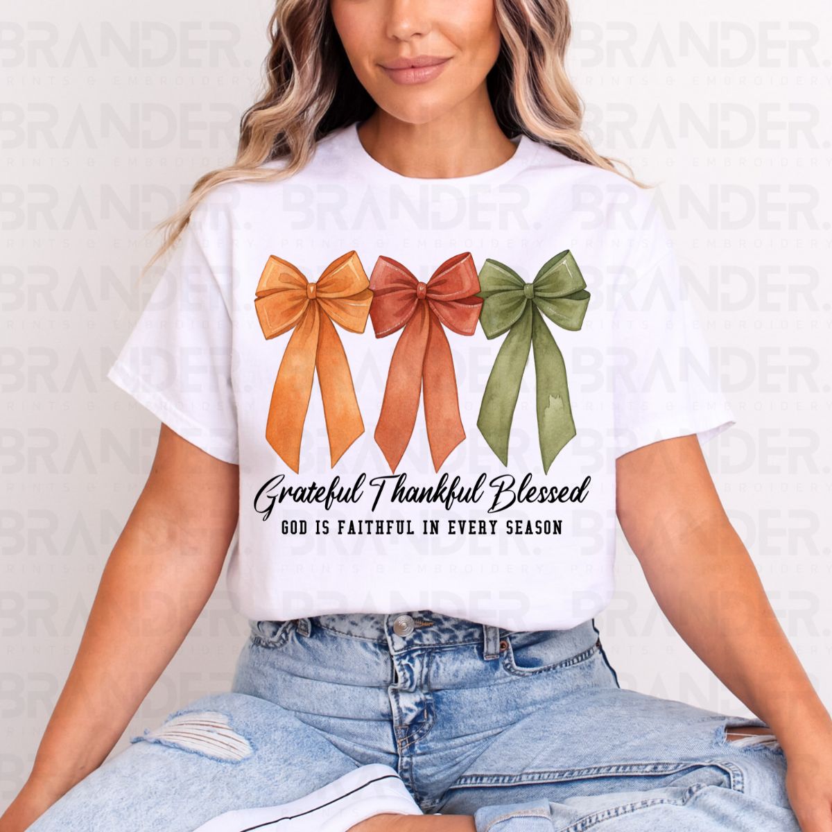COQUETTE GRATEFUL THANKFUL BLESSED - DTF TRANSFER