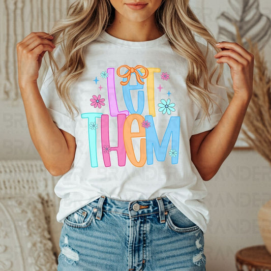 COQUETTE LET THEM - DTF TRANSFER