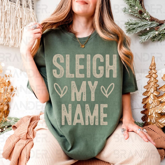 SLEIGH MY NAME - DTF TRANSFER