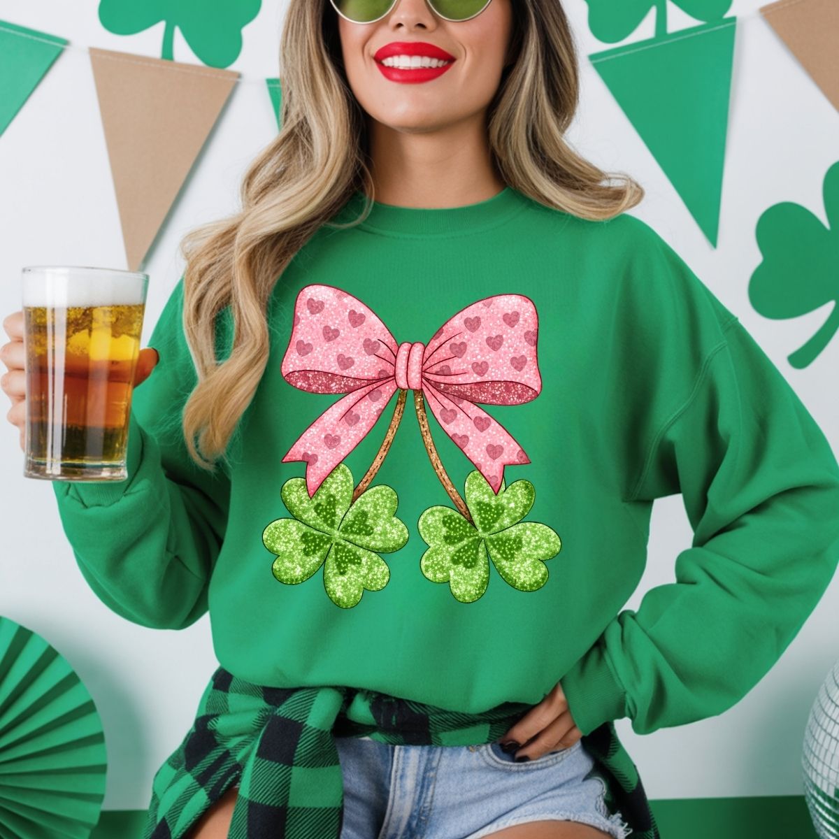 COQUETTE CLOVER CHERRIES - DTF TRANSFER