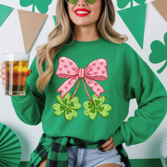 COQUETTE CLOVER CHERRIES - DTF TRANSFER