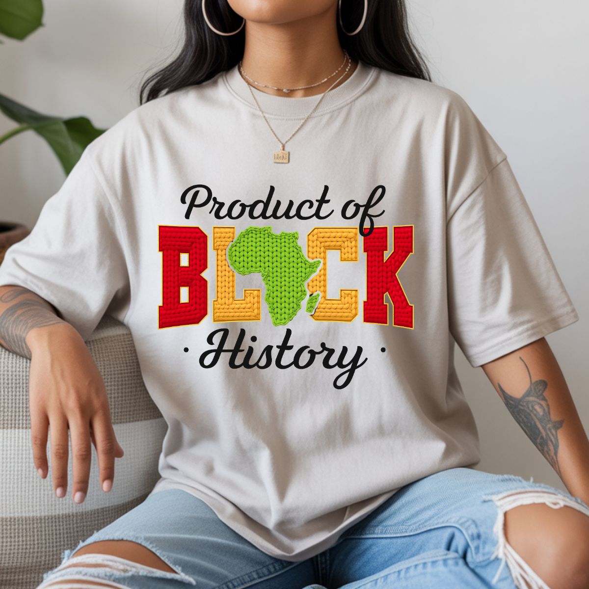 PRODUCT OF BLACK HISTORY - DTF TRANSFER