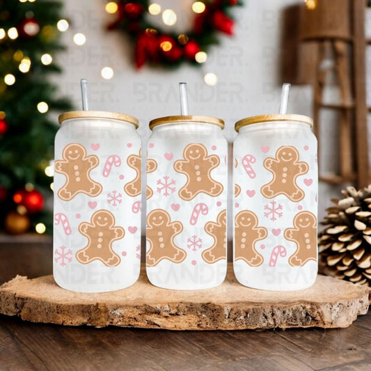 GINGERBREAD MEN - 16 OZ - UVDTF