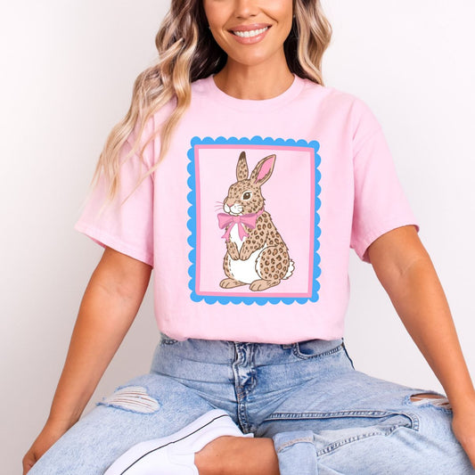 COQUETTE EASTER BUNNY FRAME - DTF TRANSFER