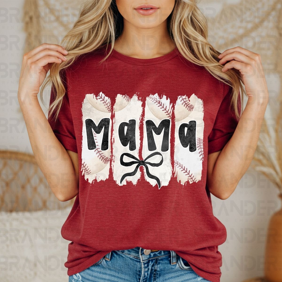 COQUETTE BASEBALL MAMA - DTF TRANSFER