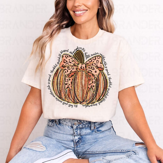 COQUETTE FALL PUMPKIN - DTF TRANSFER