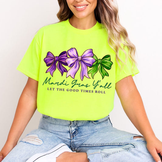 COQUETTE MARDI GRAS Y'ALL - DTF TRANSFER
