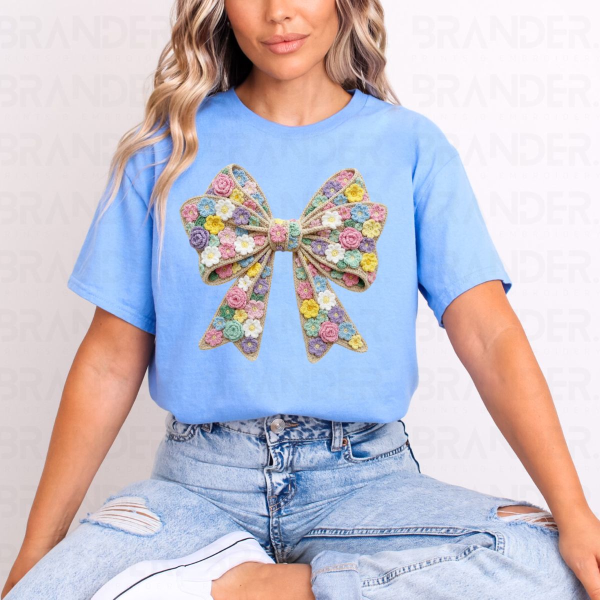 COQUETTE FLORAL BOW - DTF TRANSFER