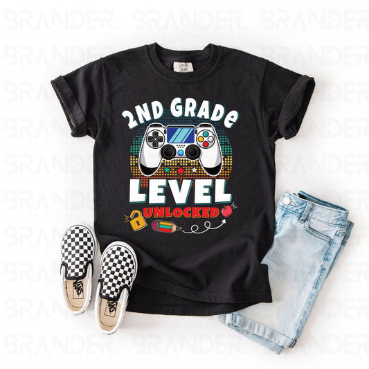 2ND GRADE LEVEL UNLOCKED - DTF TRANSFER
