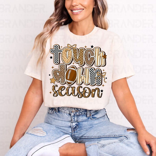 COQUETTE TOUCHDOWN SEASON - COMPLETED TEE
