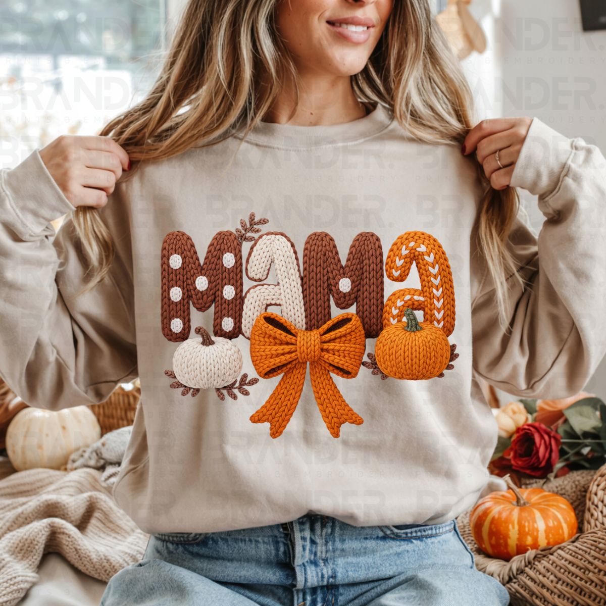 COQUETTE MAMA *FAUX YARN* - DTF TRANSFER
