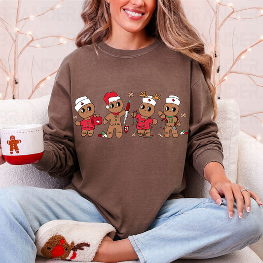 GINGERBREAD NURSES - COMPLETED TEE