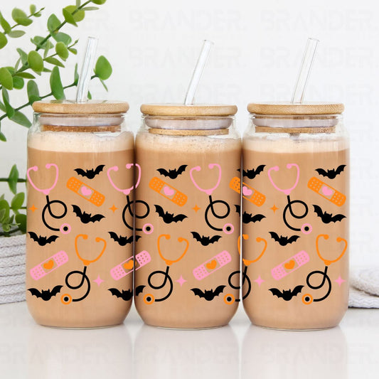HALLOWEEN NURSE - 16 OZ - UV DTF